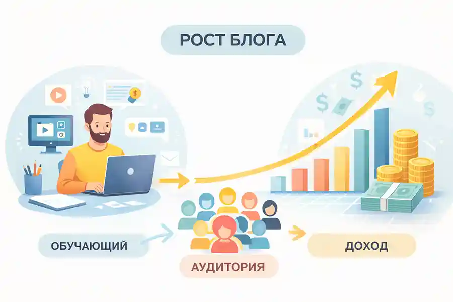 Монетизация блогинга и рост дохода